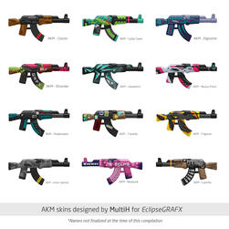 EclipseGrafx AKM skin designs